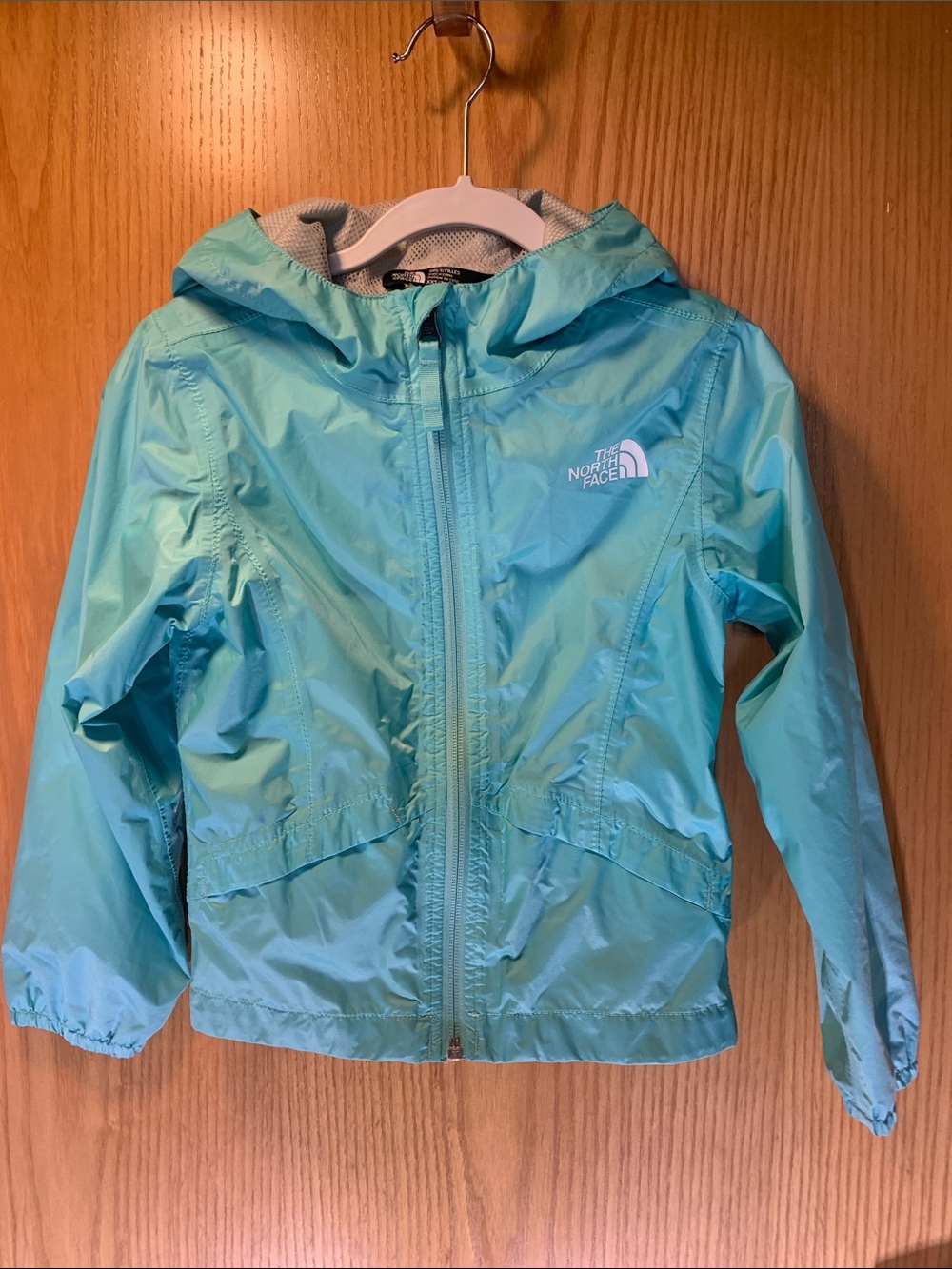 The North Face Girls' Aqua Hooded Windbreaker - Size XXS (5)